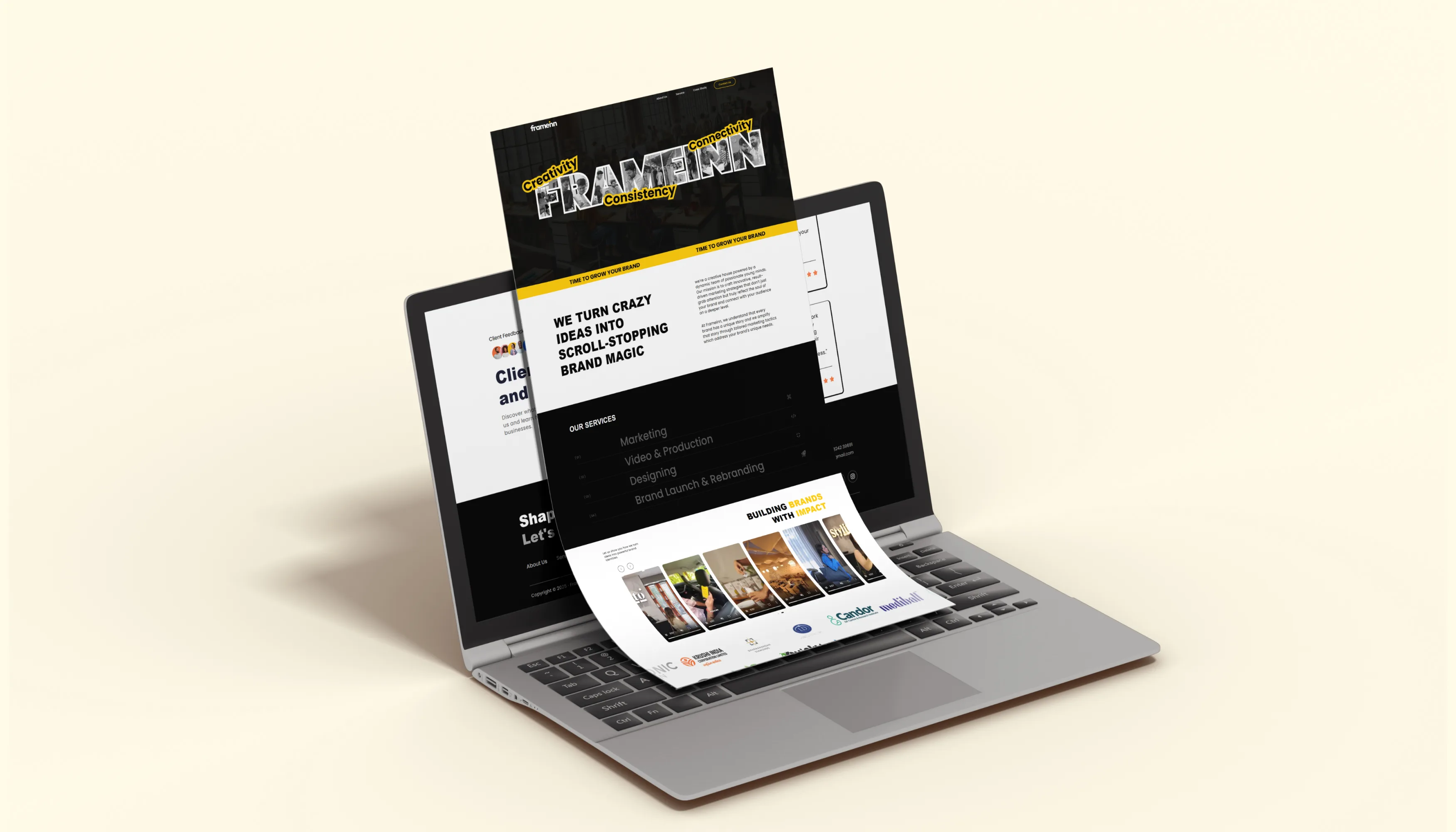 Frameinn – Digital Agency Website Development 2