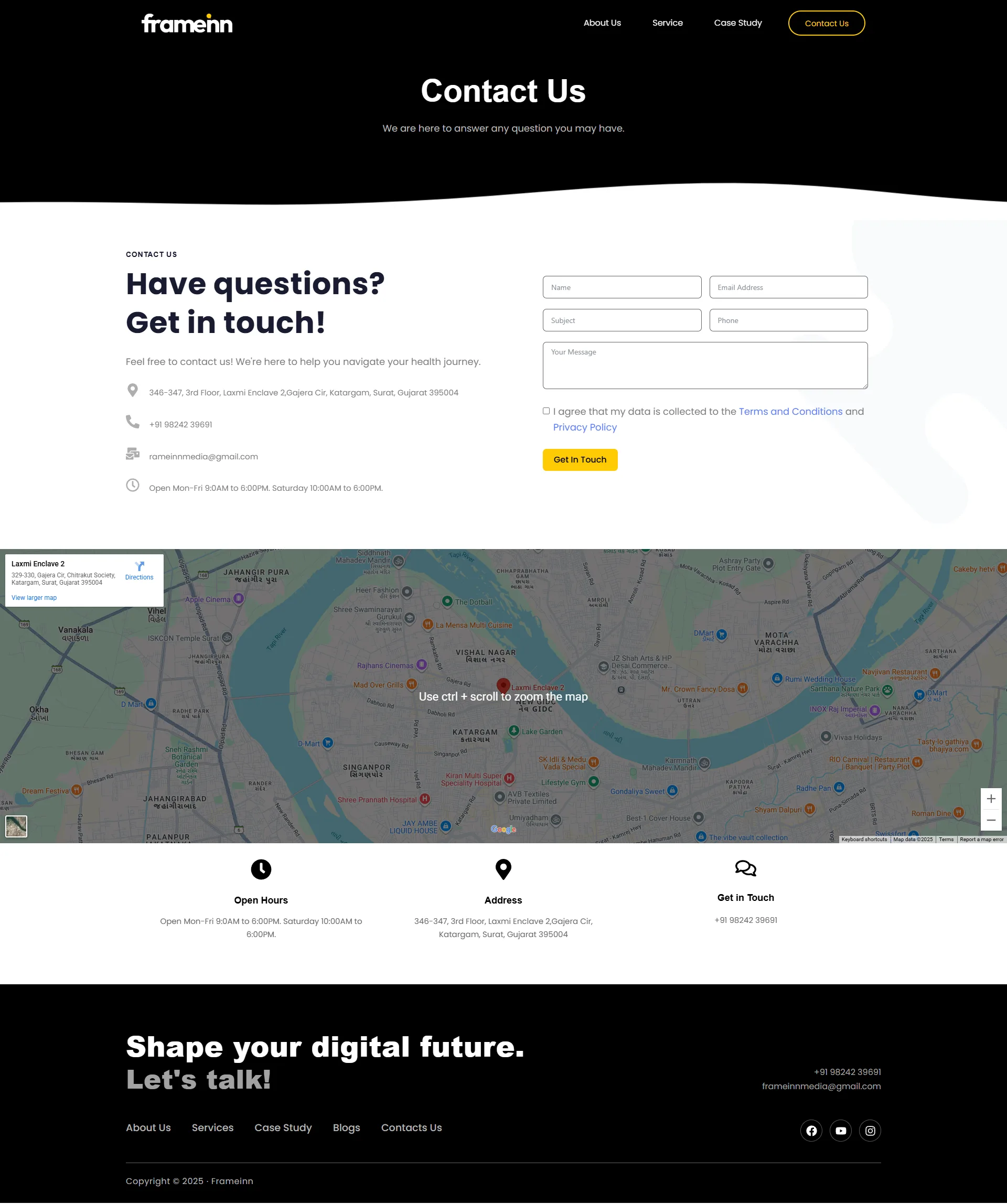 Frameinn – Digital Agency Website Development 5