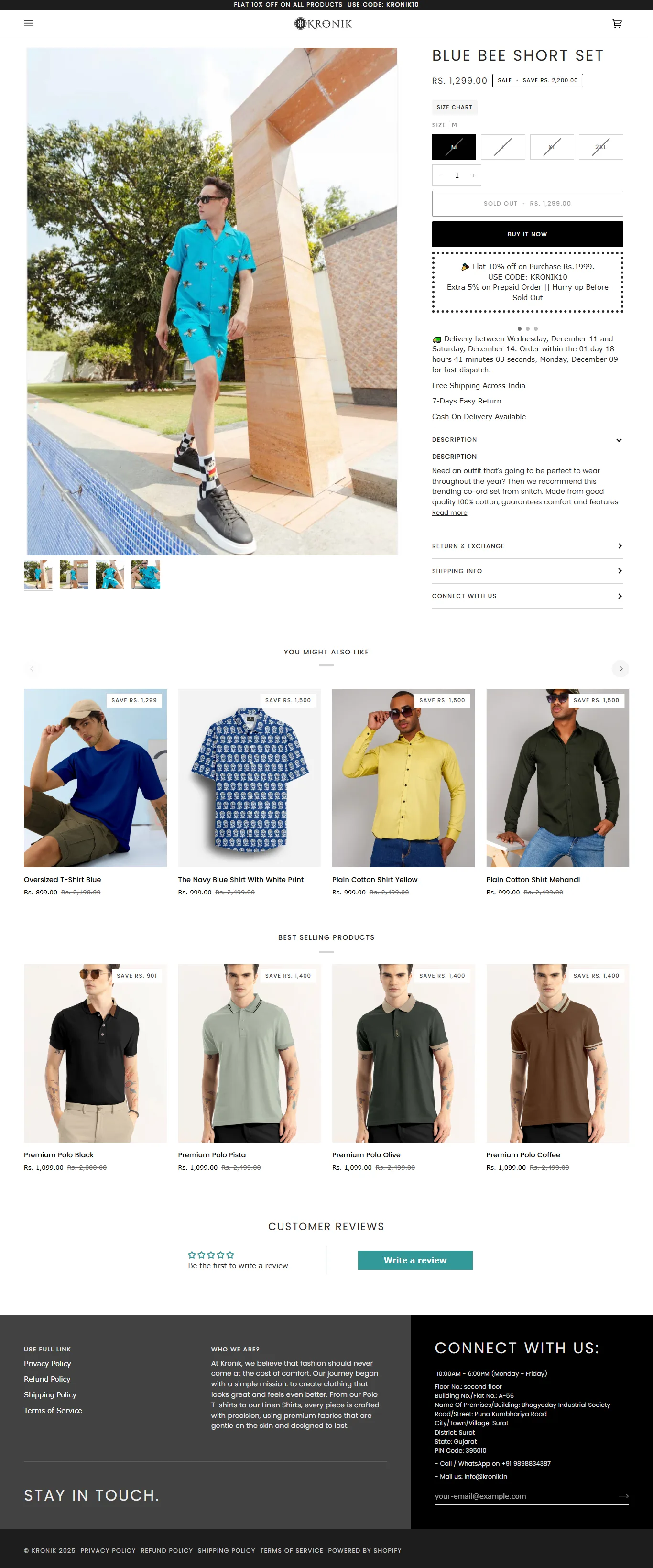 Kronik Fashion – Shopify Website Development 5