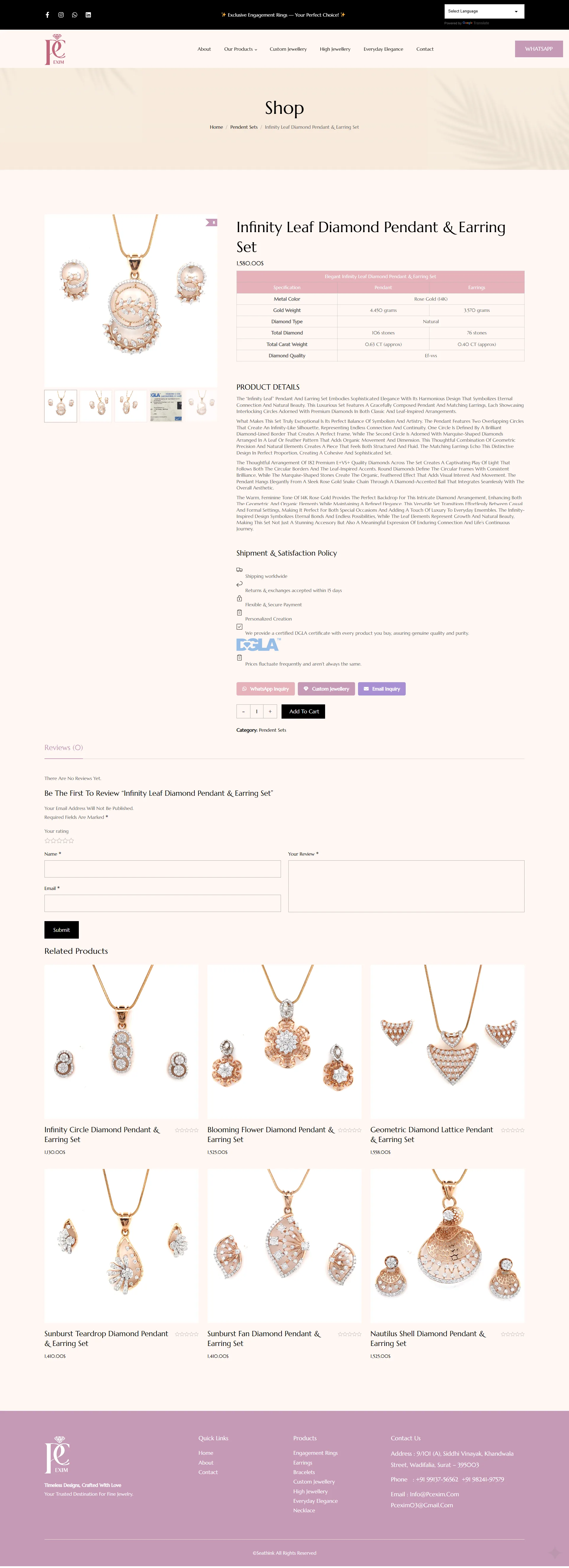 PC EXIM Jewellery – Complete Branding & Digital Presence 6