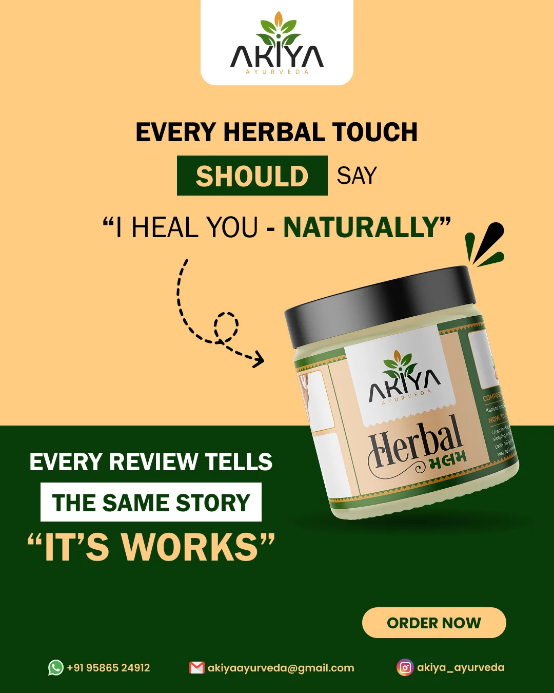 Akiya Ayurveda – Complete Branding & Product Identity 10