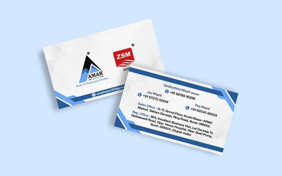 Amar Impex – Complete Brand Identity & Marketing Collateral 3