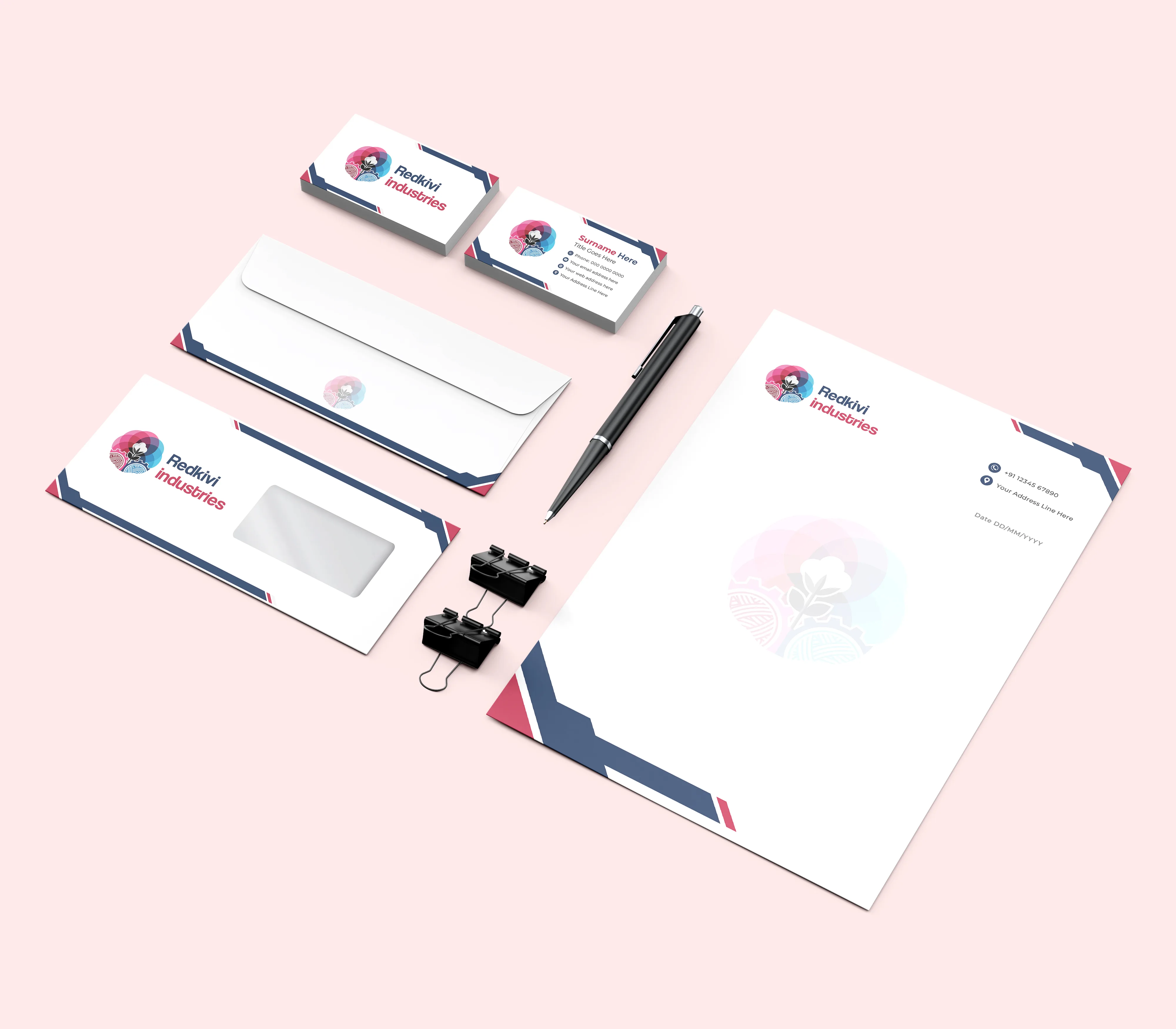 Redkivi Industries – Logo & Corporate Stationery Design 9