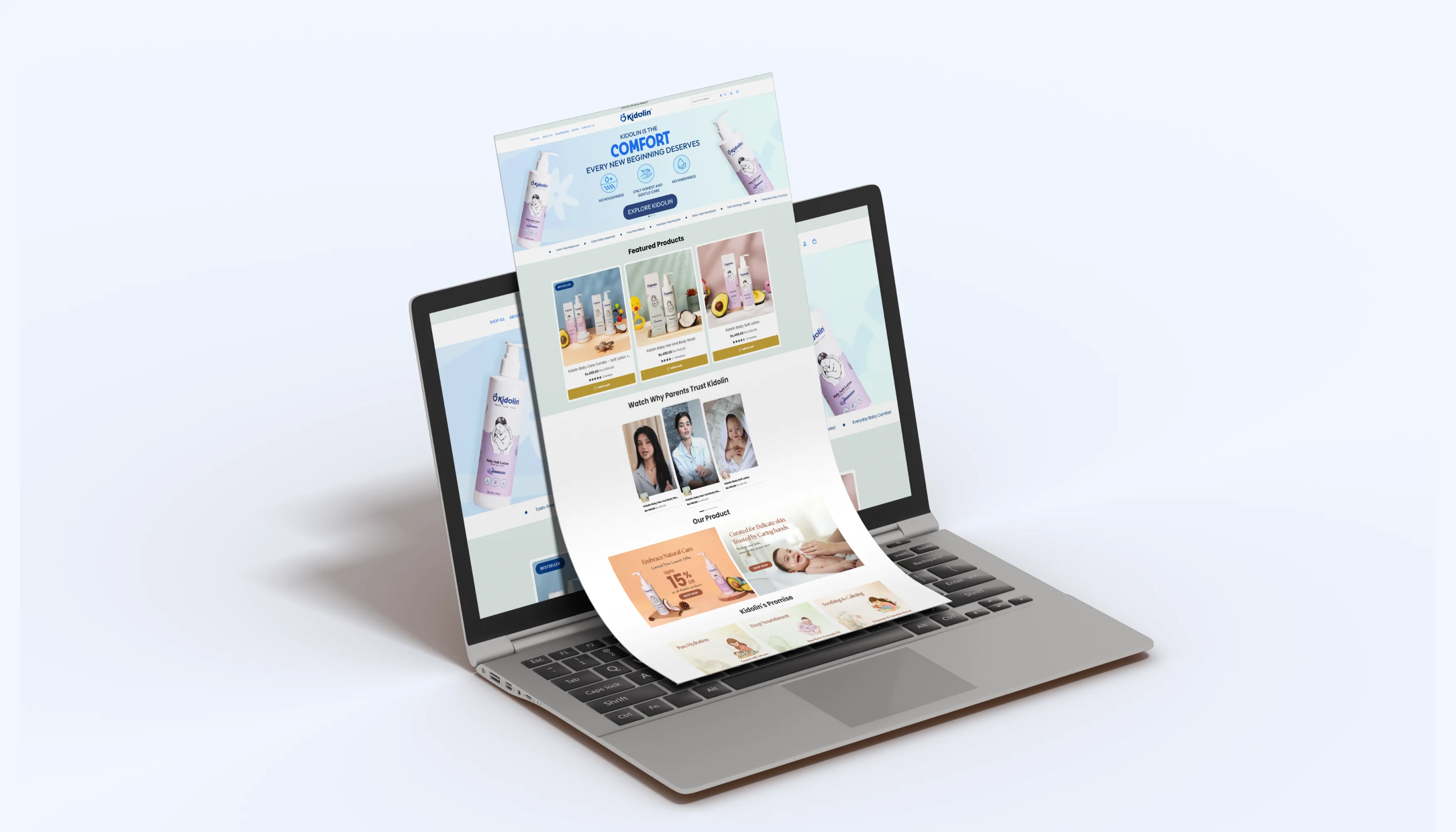 Kidolin – Shopify Website Development 2