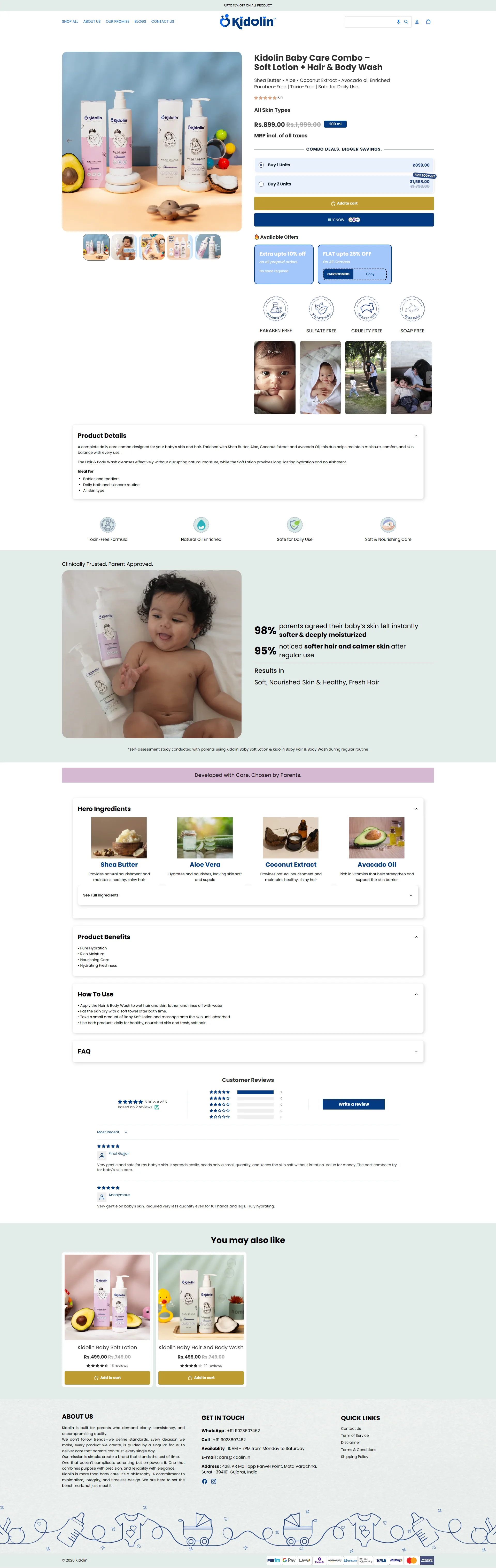 Kidolin – Shopify Website Development 5